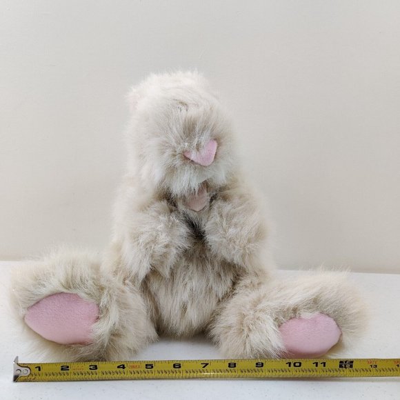 North American Bear Company Rabbit Puppet Stuffed Animal Plush Toy Vintage - Picture 12 of 13